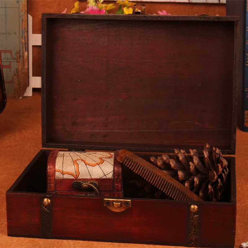 Strongwell сундучок из дерева для хранения ценностей коробка замок Органайзер чехол