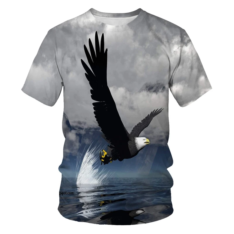 

Soaring Eagle 3D printed t-shirt men's and women's shirts, soft material short-sleeved shirts casual loose t-shirt sports men's