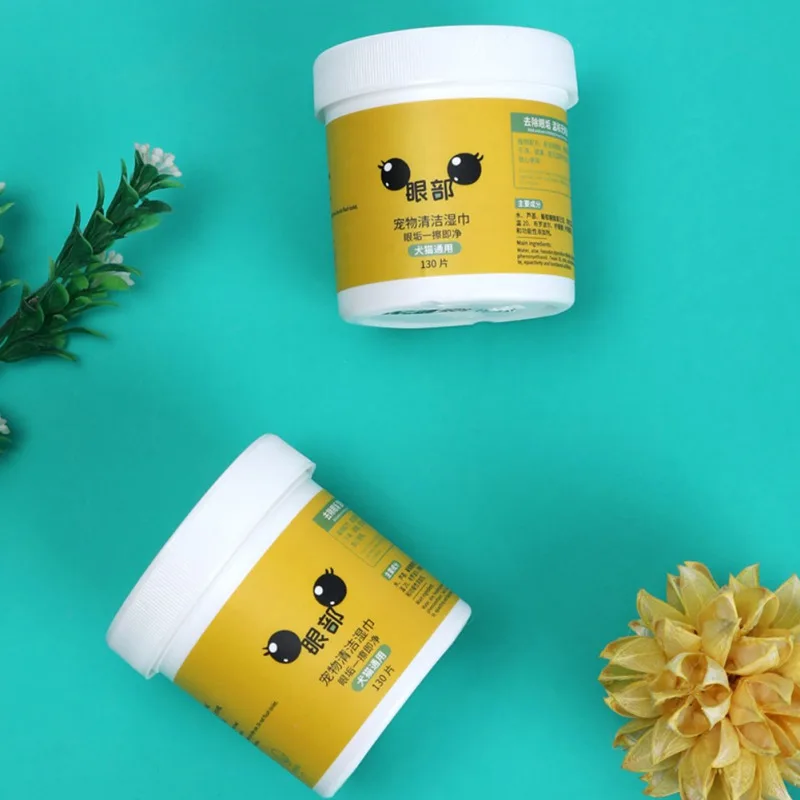 

Чистящие салфетки для домашних животных, влажные салфетки для глаз для домашних животных, удаление пятен от разрыва, мягкие салфетки для до...