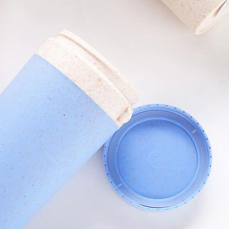 2019 Горячая популярная Одиночная продукция Пшеничная солома двойная чашка