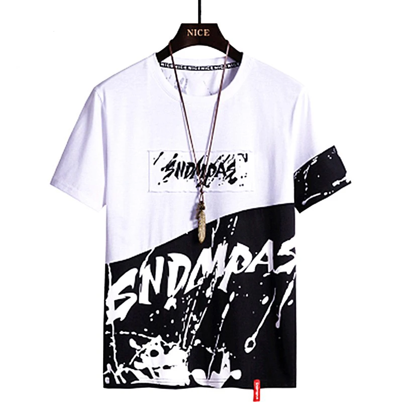 Летняя новая Повседневная футболка размера плюс 9XL в стиле хип-хоп 100% хлопок