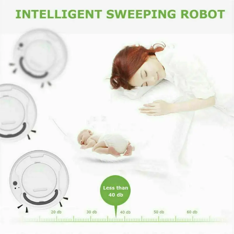 

Smart Sweeping Robot Vacuum Cleaner Floor Edge Dust Clean Auto Suction Sweeper
