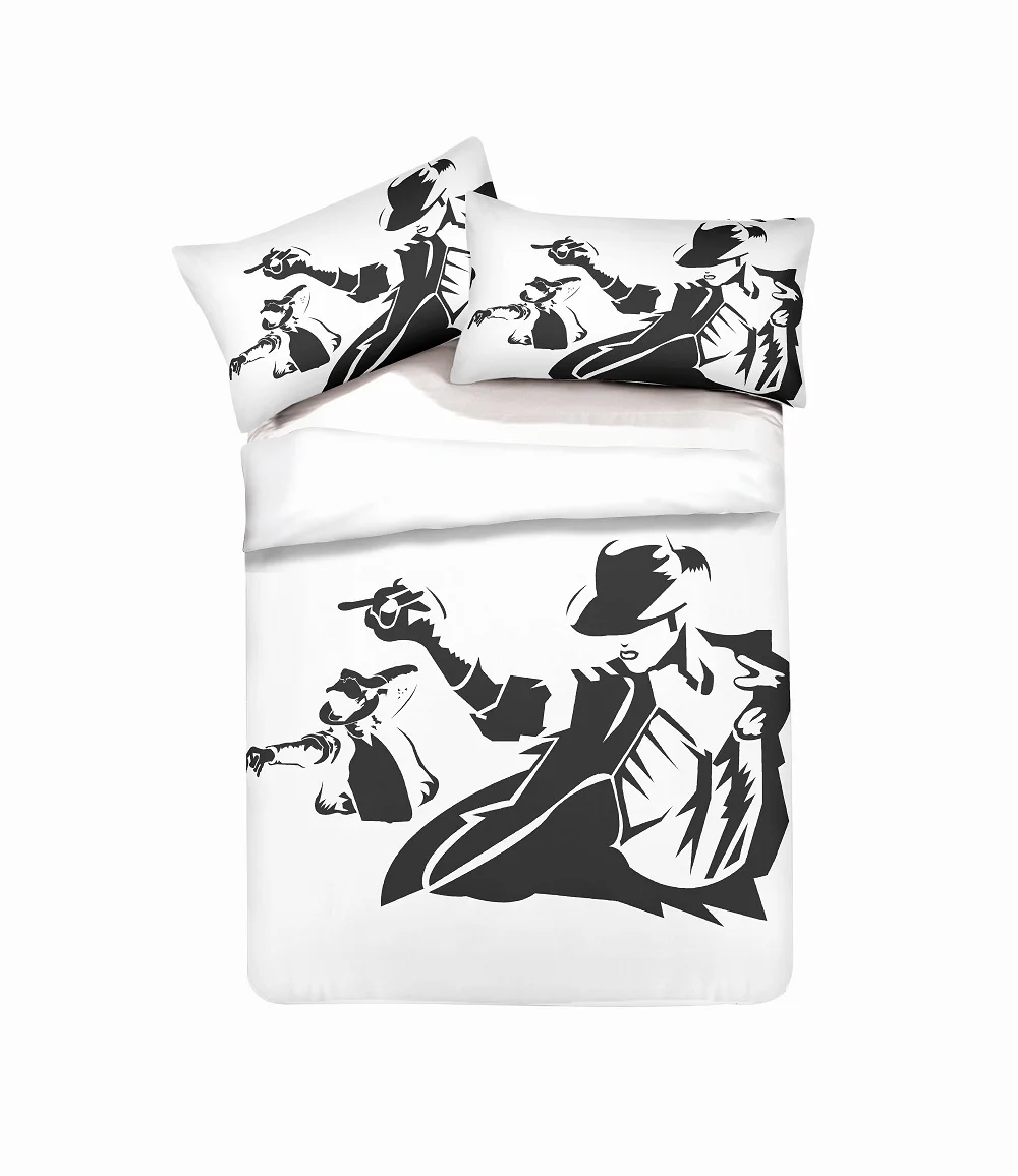 Известный Майкл Джексон Комплект постельного белья микрофибра пододеяльник