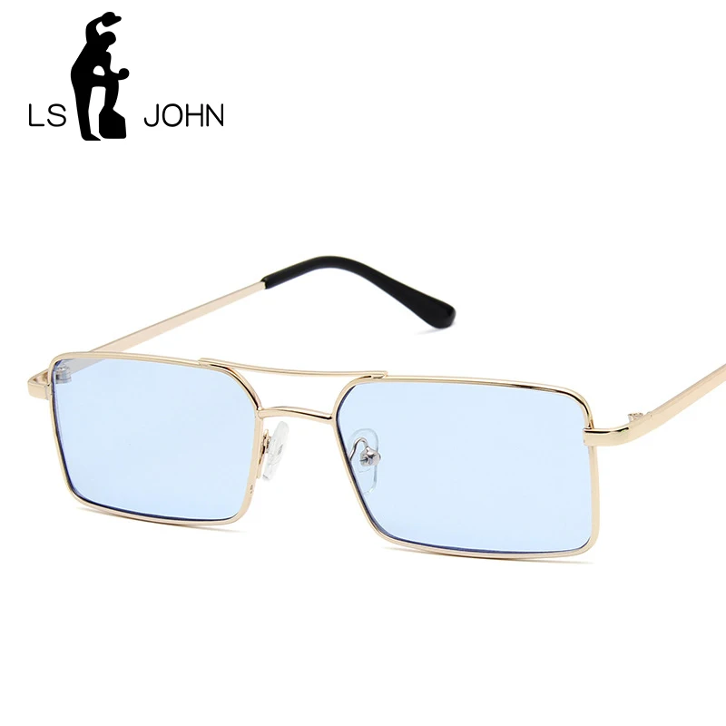 Очки солнцезащитные LS JOHN мужские и женские небольшие прямоугольные брендовые