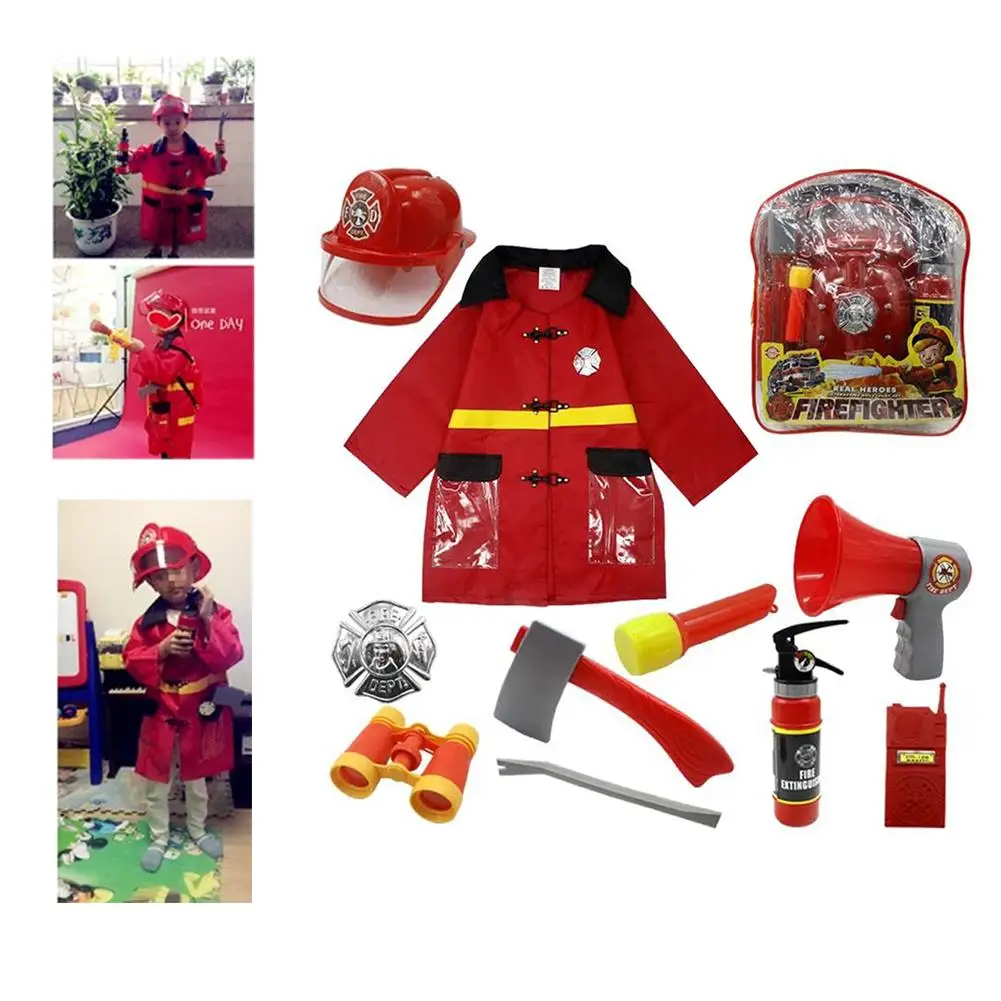 Игрушка пожарник 11 шт. набор косплей игрушки для детей пожарный|Другие