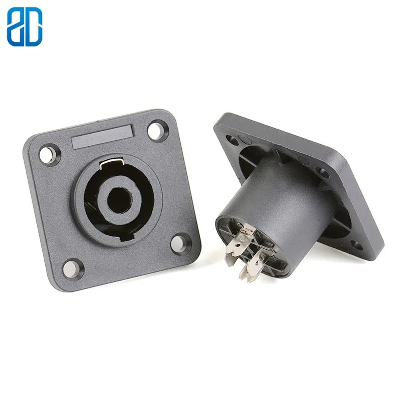 Профессиональный гнездо XLR четырех ядерный спикер аудио Женский 4 х кабель Разъем