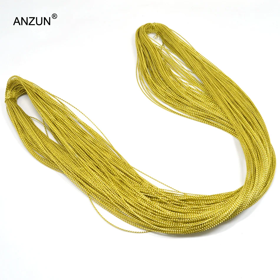 Металлическая нить для рукоделия 8 нитей 100Y/Лот 1 мм шнур материалы ручной работы