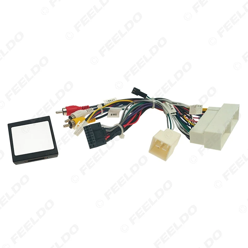 Автомобильный аудиоплеер FEELDO 16PIN DVD плеер адаптер питания с can шиной для Hyundai Encino