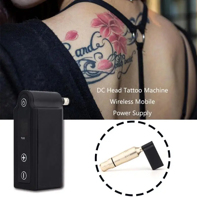 Разъем постоянного тока Ручка для тату цифровой дисплей беспроводной татуировки