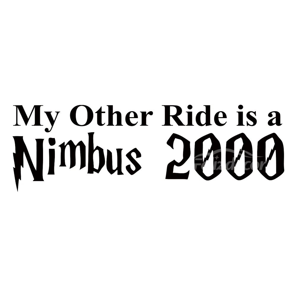 Моя другая поездка-это Nimbus 2000 символ Виниловая наклейка для автомобиля украшение