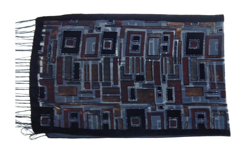 2020 Новая мода выгорания бархатная шарф для женщин роскошный дизайнерский блеск