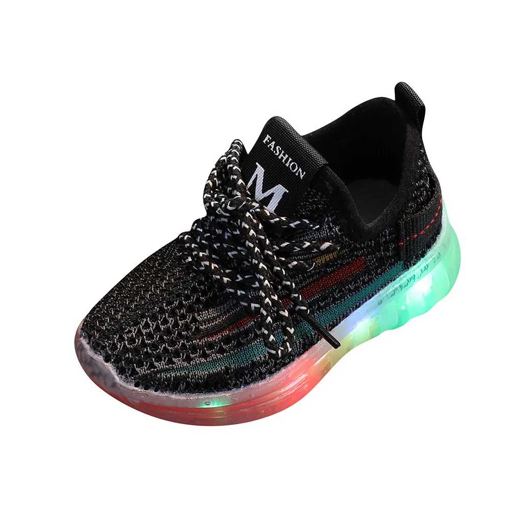 

JAYCOSIN Children Kids Baby Girls Boys Bling Led Light Luminous Sport Sneakers Shoes