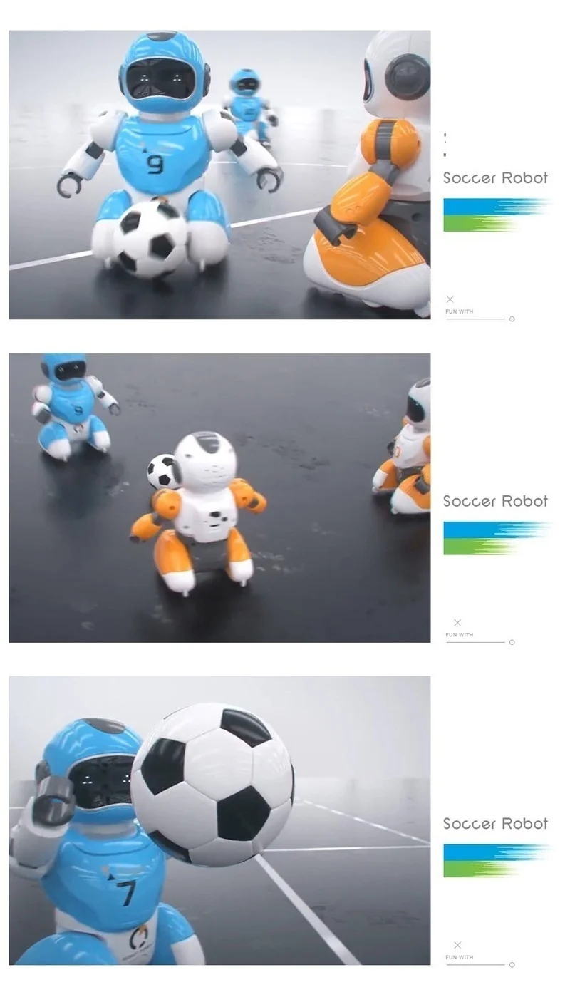 Футбол Робот Игрушки RC интеллектуальные боевые роботы Программирование детский подарок для мальчиков умные роботы игрушки