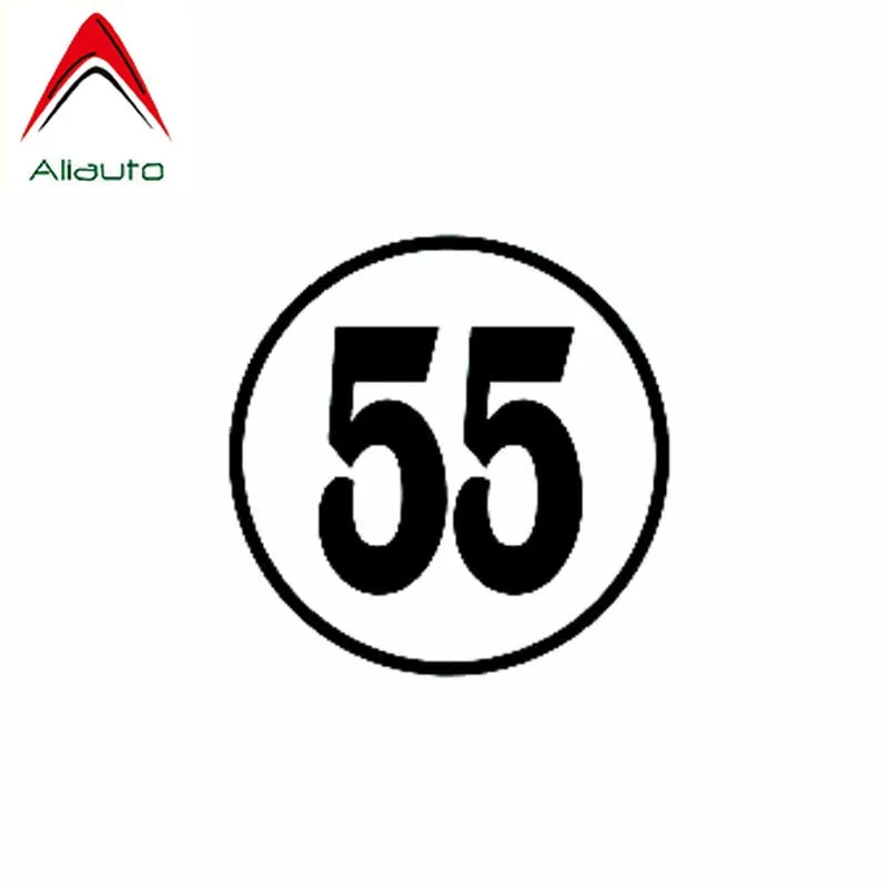 

Aliauto интересный номер 55 Виниловая пленка для оклеивания автомобилей, Стикеры украшения солнцезащитный крем Водонепроницаемый личности чех...