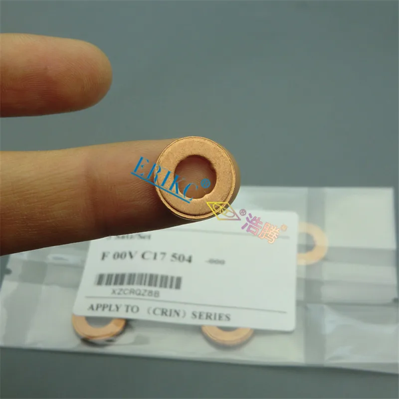 

ERIKC F00VC17504 Injector Copper Rings Washers F 00V C17 504 Shims Gasket F00V C17 504 Size 7.1*15*2 (mm) Thickness 2mm