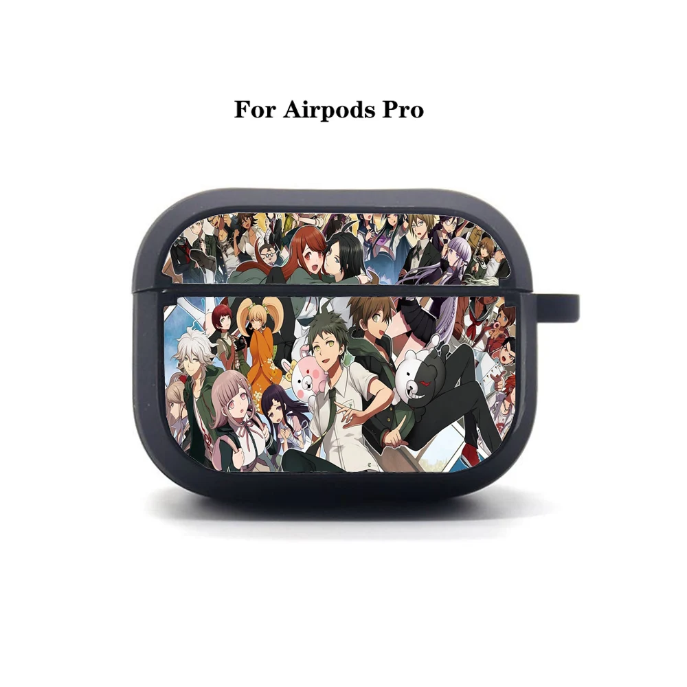 

Anime Danganronpa AirPods Pro case Cover Apple AirPods Pro Earphone bag Soft Silicone Bluetooth Protective Earphone Case