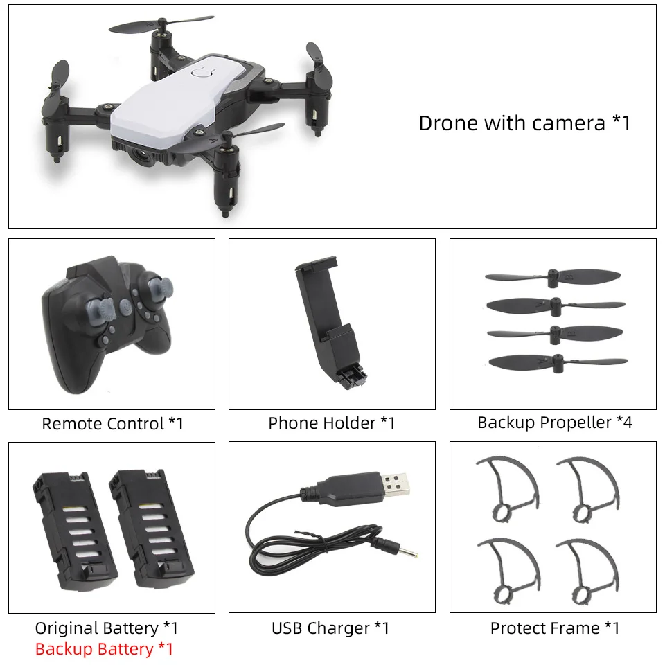 Lanbird мини Радиоуправляемый Дрон с камерой FPV Wifi Пульт дистанционного управления Квадрокоптер мини игрушка Дети Дроны для начинающих Вертолет vs E61 S9W - Цвет: 606 white add 1B