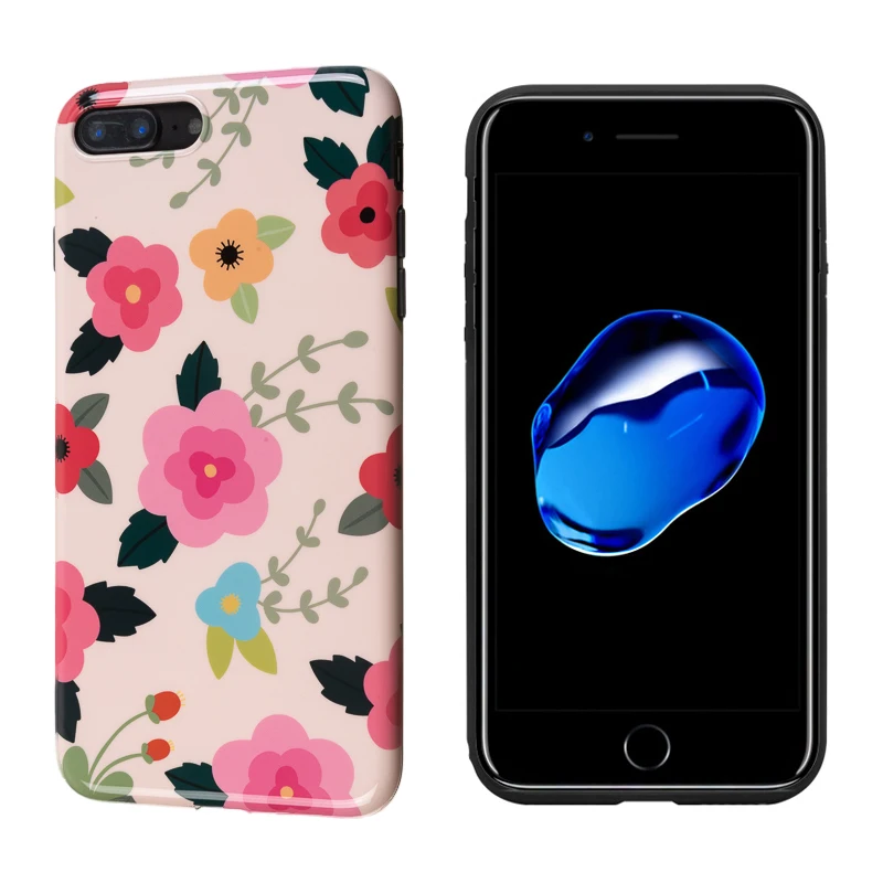 Сексуальный цветочный чехол для телефона Apple iPhone 7 8 Plus 6 S кружевной Цветочный IMD