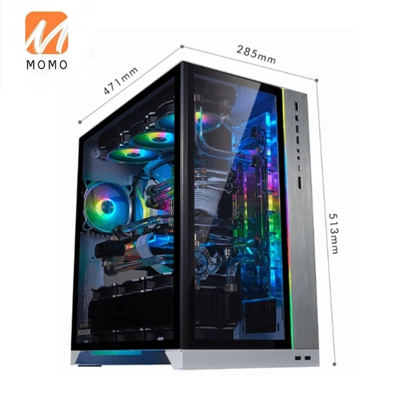 

Чехол для компьютера E-ATX/ATX/M-ATX/ITX материнская плата, алюминиевый боковой охват