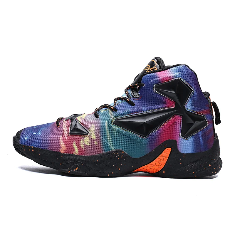 

High Tops Basketball Shoes Men Sport Shoes Mens Non-slip Basketball Breathable Sneaker Outdoor Comfortable Athletics Basket Shoe