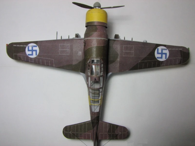 3D модель истребителя D.XXI в масштабе 1:33 Германия Fokker | Игрушки и хобби