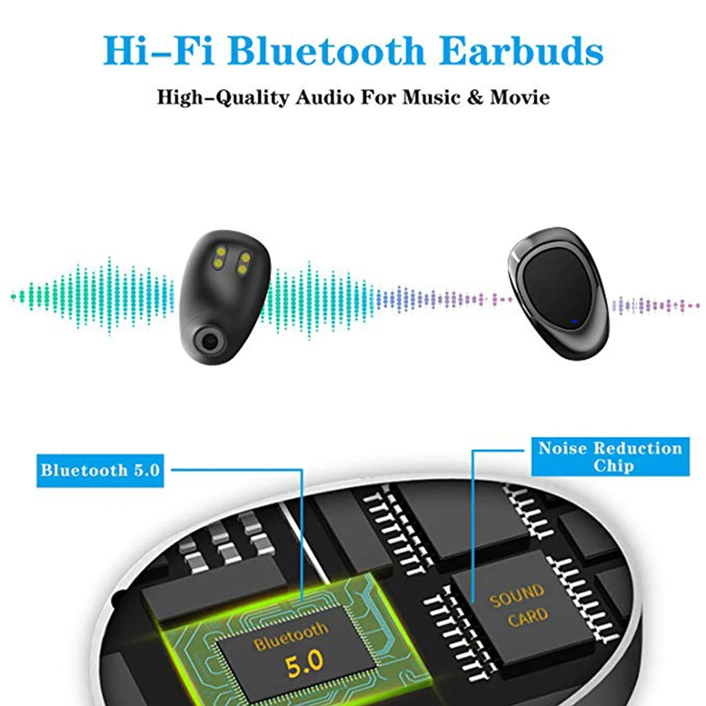 KAYINYUO, 9D, объемный звук, TWS, bluetooth наушники, 5,0, внешний аккумулятор, портативный динамик, 3 в 1, стерео, bluetooth гарнитура, беспроводная, спортивная