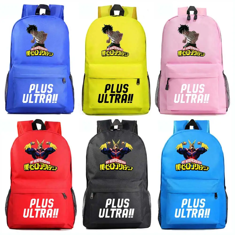 Модный мультяшный аниме Мой герой Academy Deku книжный школьный рюкзак для мальчиков и