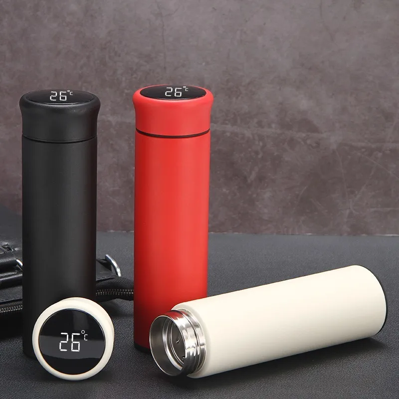 500 мл умный термос с температурным дисплеем вакуумная колба кружка для мужчин и