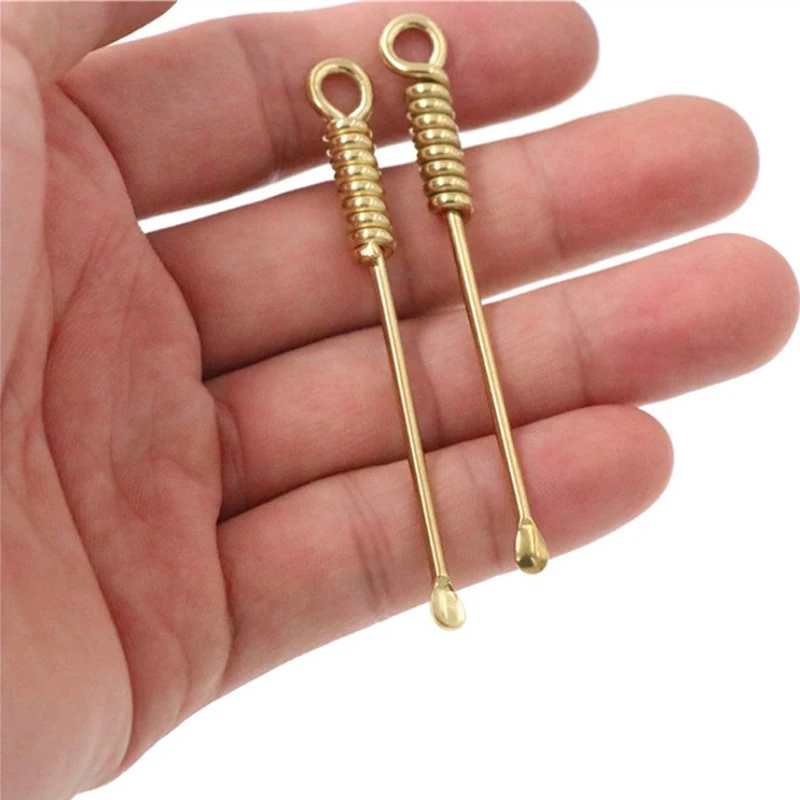 

Ручная работа, проволока, скульптурный латунный ушной брелок, брелок для ключей