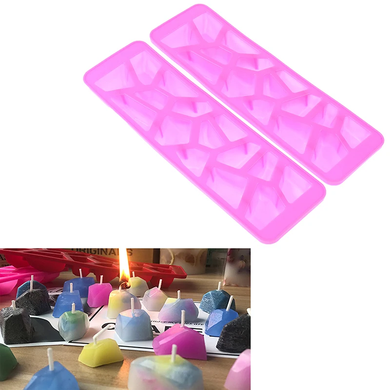 

DIY Aromatherapy Candle Epoxy Mold Mini Amber Gem Silicone Chocolate Mold