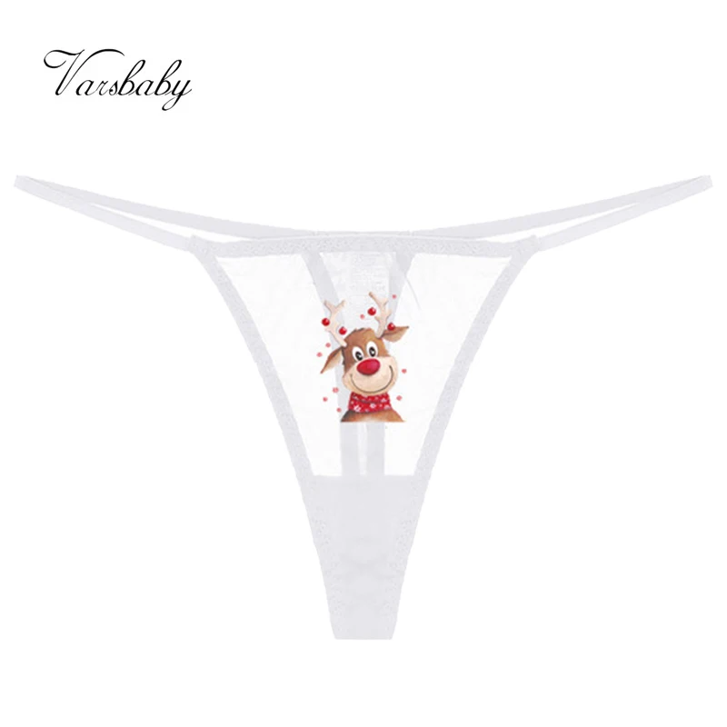 

Varsbaby/рождественское нижнее белье для женщин; Модные легкие дышащие удобные простые и пикантные ультратонкие стринги