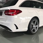 Накладка на задний бампер с флагом AMG, накладка на крыло для Mercedes Benz C Class S205, для автомобиля с кузова Универсала C180 C200, аксессуары для стайлинга автомобиля