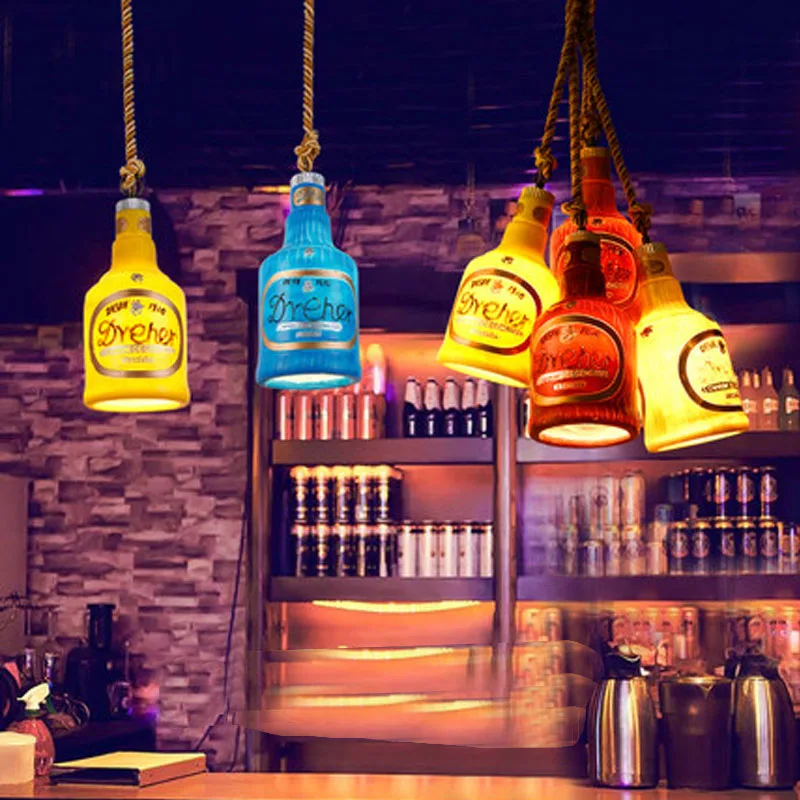 Креативные барные люстры для бара магазина ресторана гостиной