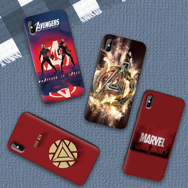 Мягкий ТПУ силиконовый для Xiaomi mi 8 A2 LITE 6X X 2S 3 F1 9 CC9E CC9 SE 9T A3 PRO Marvel Avengers Co cs | Мобильные