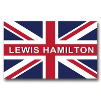 lewis hamilton union jack f1 flag banner hammertime 44 90 x 150cm
