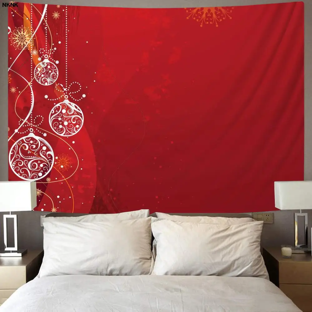 

NKNK Christmas Tapestry New Year Tapestries Party Home Tapestrys Decor Boho decor Witchcraft Printed