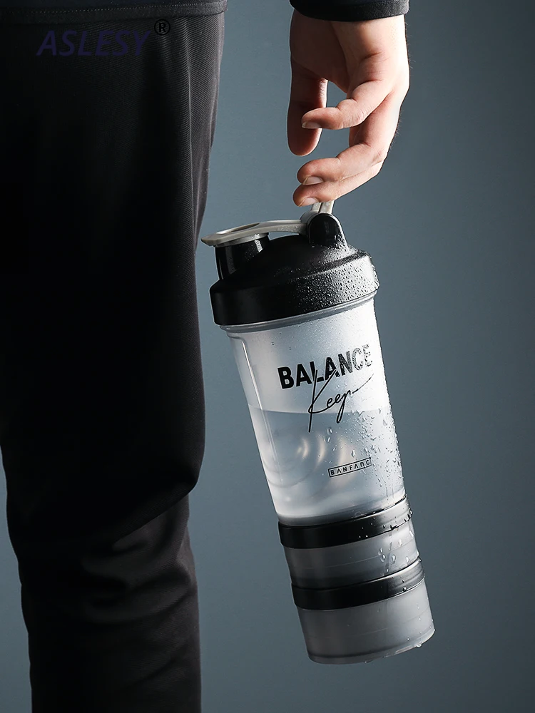 500 мл шейкер для занятий спортом бутылка протеина питательная пудра чашка
