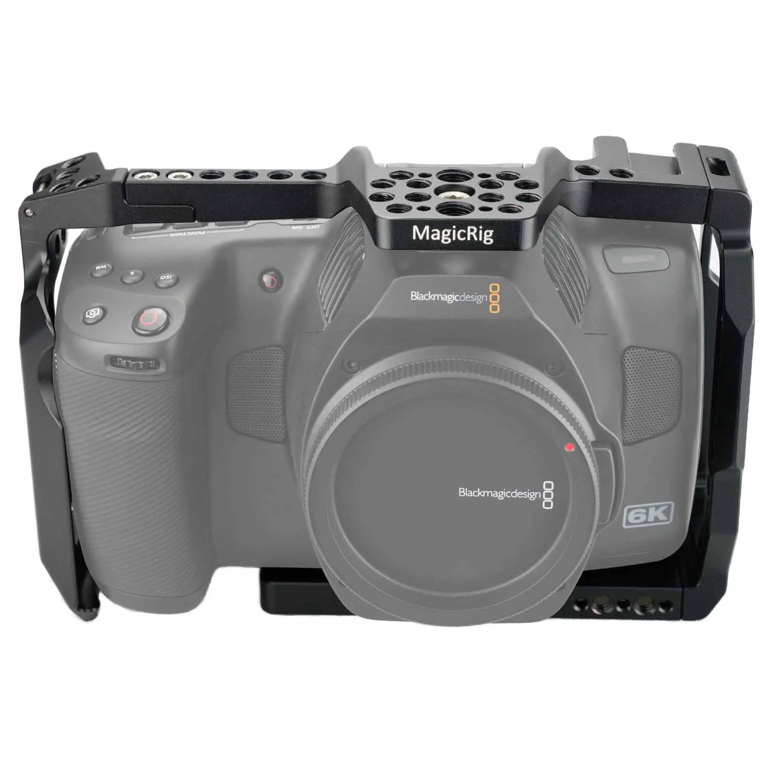 

MAGICRIG BMPCC 6K Pro Cage for Blackmagic Design Pocket Cinema Camera 6K Pro, with NATO Rail & Cold Shoe Mount