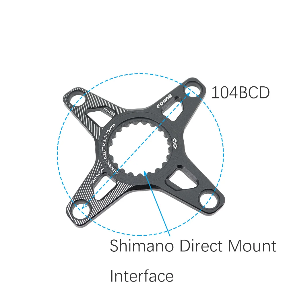 Овальная звезда Deckas для Shimano адаптер с прямым креплением 12 Скоростей M6100 M9100 M9120 M8100