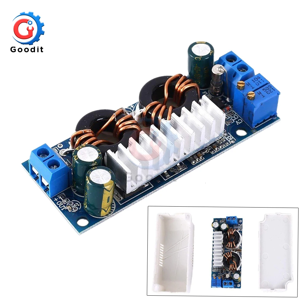 CC/CV DC Автоматический Бак повышающий преобразователь модуль солнечной зарядки