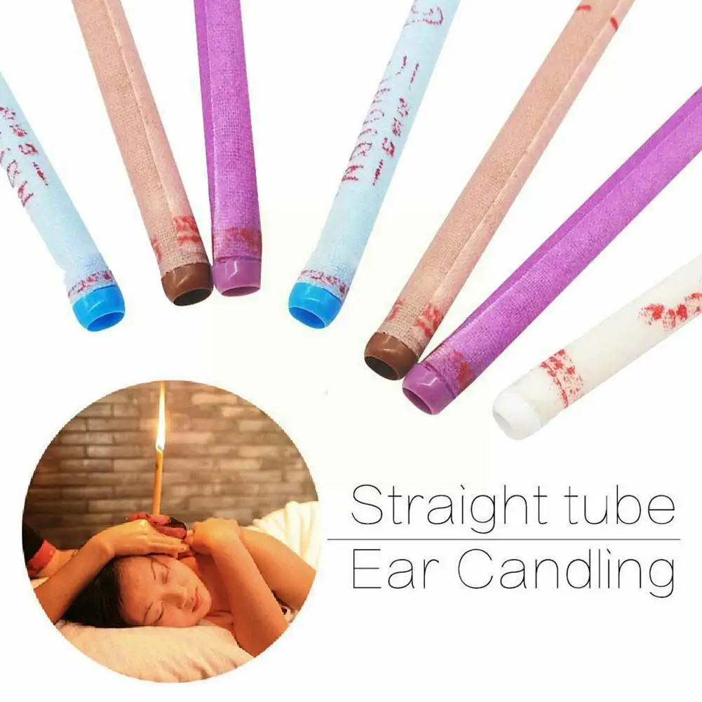 10pcs Ear Candle Health Care Ear Treatment Ear Wax Therapy Treatment Candling Coning Fragrance Ear R