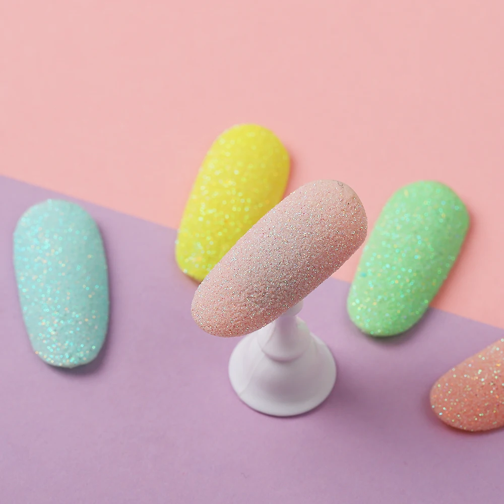 2 г/кор. сахарный плюшевый блеск для дизайна ногтей порошковая голографическая