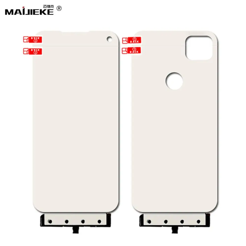 

Front+Back Hydrogel Film For Google Pixel 4A 4 XL 3A XL Full Cover Screen protector Film for Goolge Pixel 5 Nano Film(Not Glass)