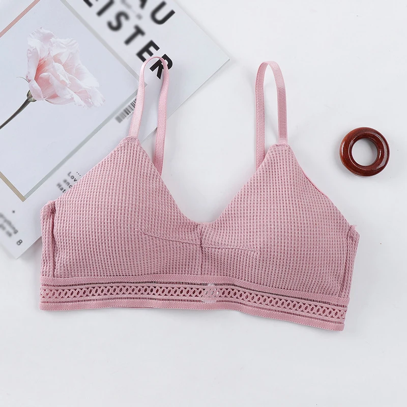 

Elegant Bra Sexy Lingerie Wrapped Chest Comfortable Wire Free Underwear Women Summer Seamless Bralette Spaghetti Strap Camisole