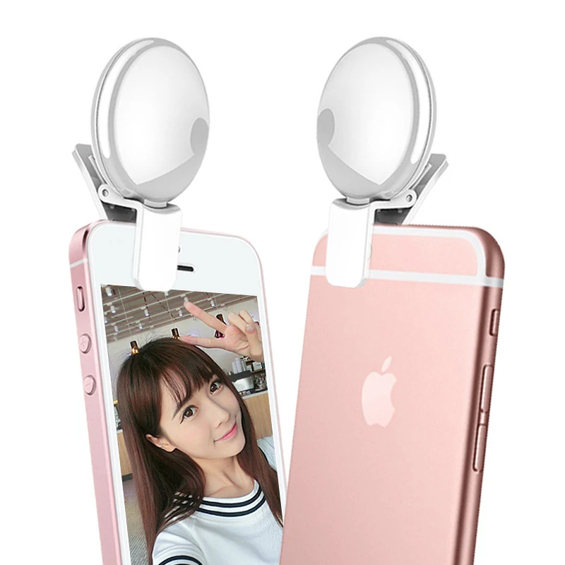 Usb зарядка селфи кольцо для телефона со светодиодами свет лампы мобильный