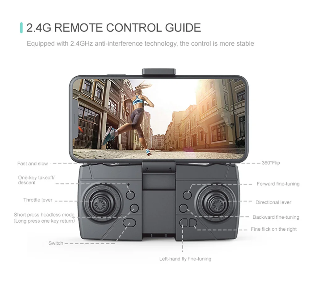 

4K HD Wi-Fi FPV UAV 4-Aixs