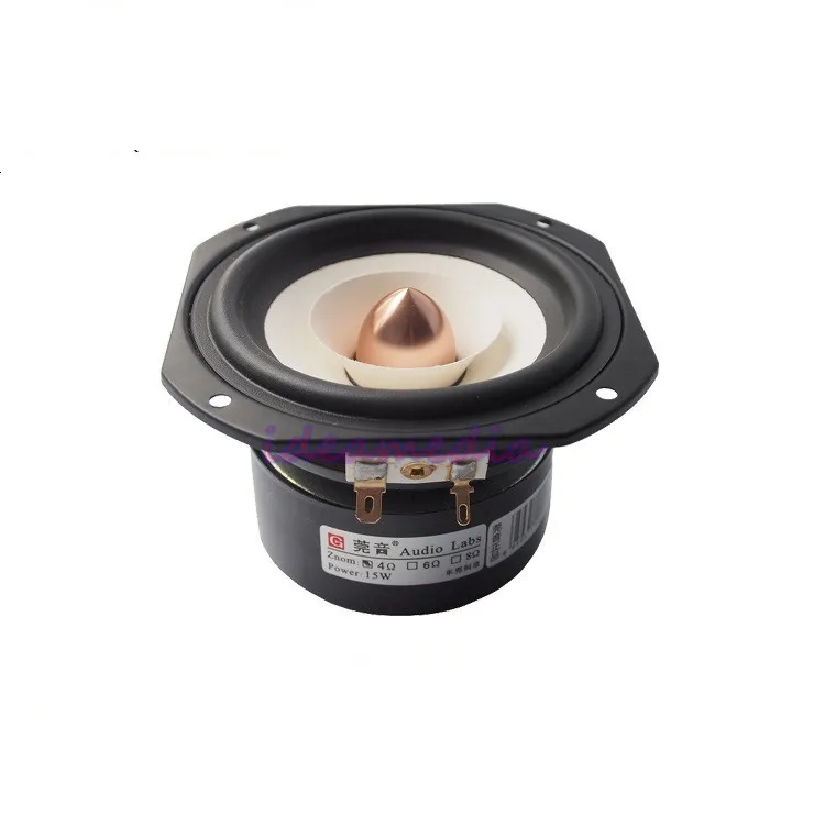 8 ohms square 1 шт. 4 дюйма аудио динамик s полный диапазон громкий динамик «пуля» Профессиональный Fever Hifi динамик s 4Ohm 15 Вт или 8 Ом - Цвет: 8 ohms square