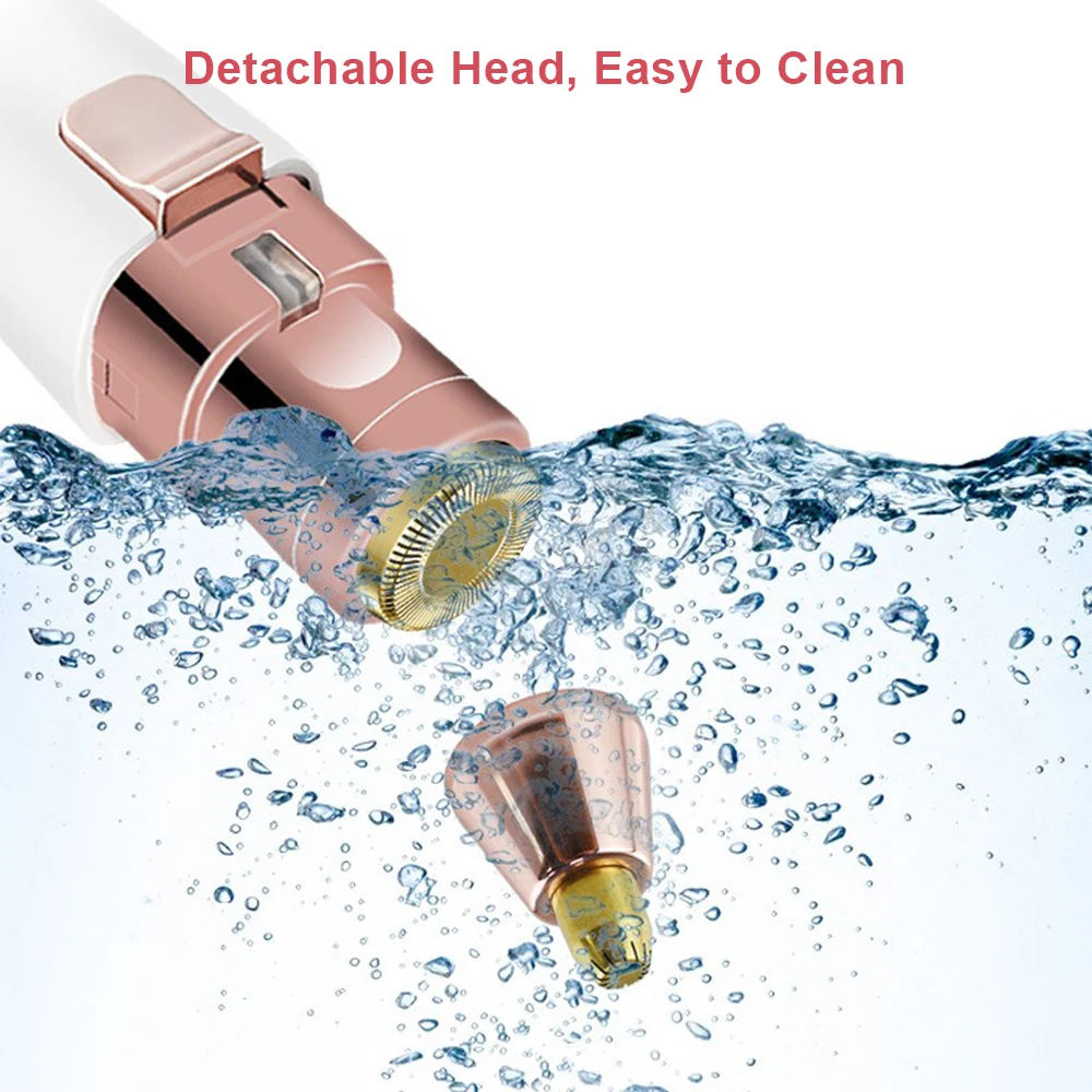 Электрический эпилятор 2 в 1 Женский мини аппарат для удаления волос на лице тела