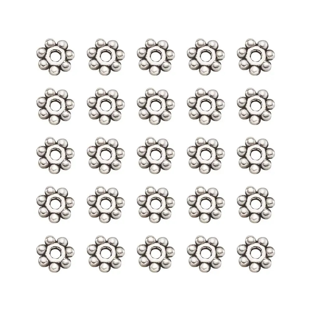 500 шт. Бусины Серебряного цвета для изготовления ювелирных изделий 4 мм|Бусины| |