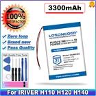 Аккумулятор 3300 мА  ч для плеера IRIVER H110, H120, H140, H320, H340, DA2WB18D2, PMPIRH1, DA2W